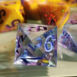 Crystalline Holographic Void D8 Dice (Set of 6)