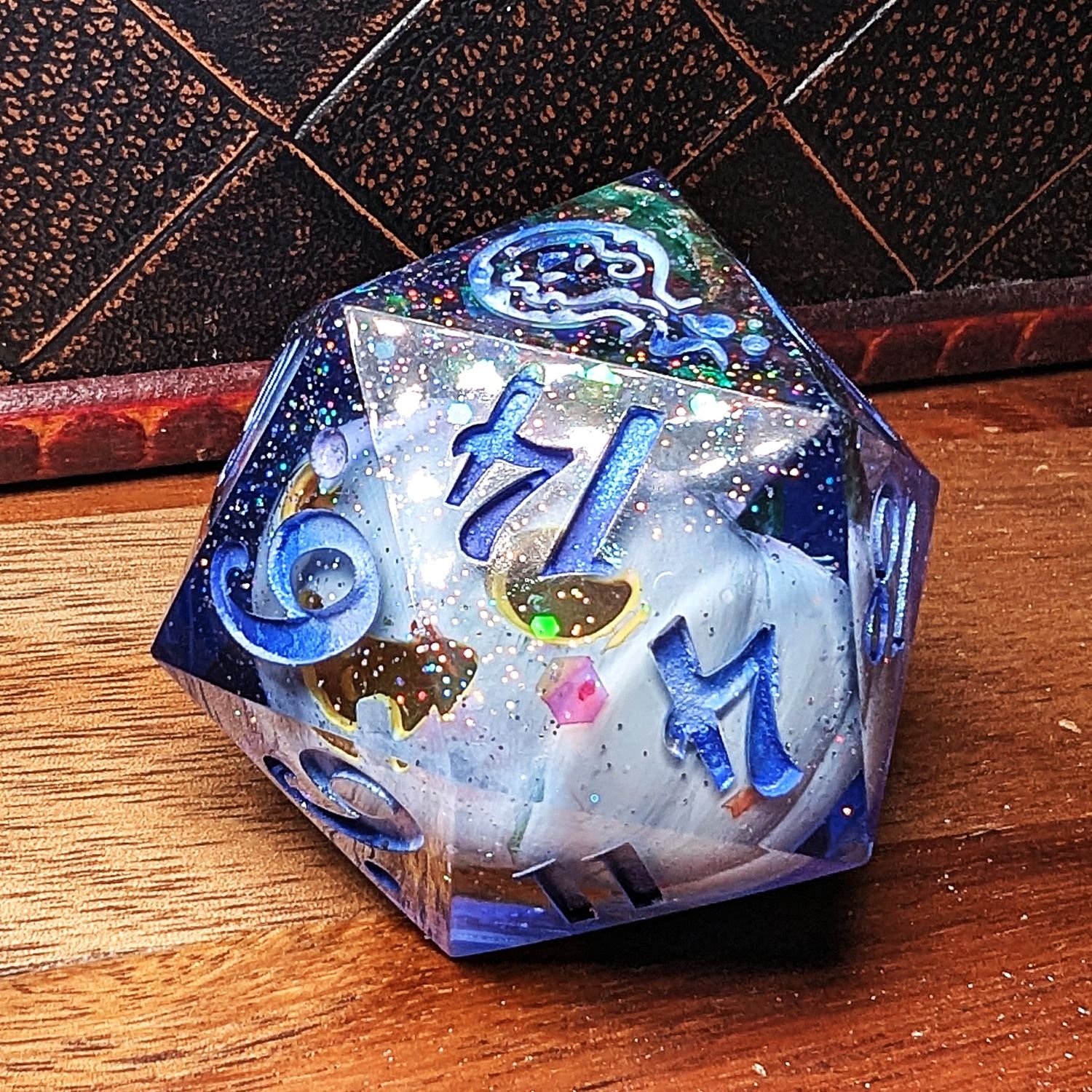 Ghost Pumpkin Chonky D20