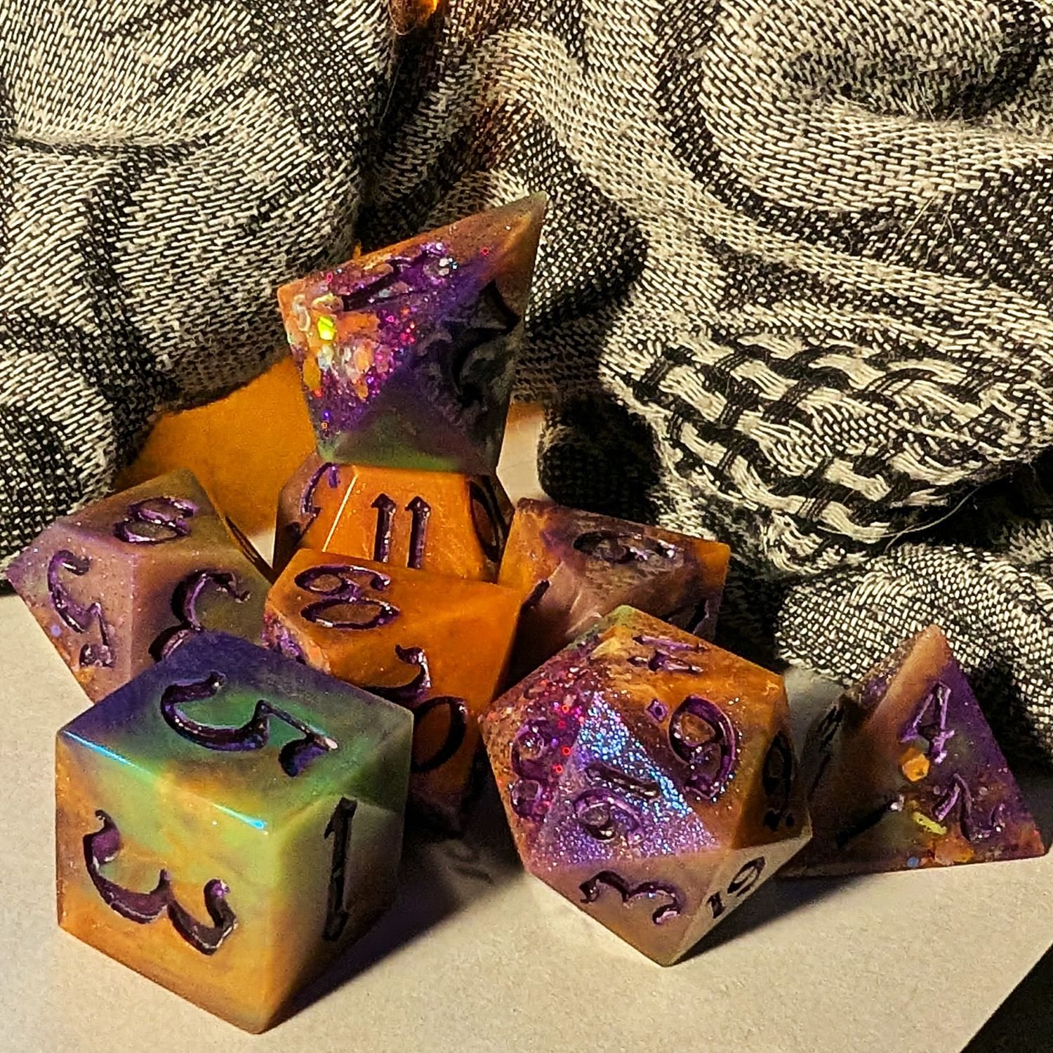 Halloween Spirit Dice (Set of 8)